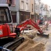  Travaux d’eau potable en fonte Ø 200 au centre ville de Bourg en Bresse 