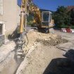  Terrassement et pose de réseau PVC dans la roche