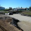  Terrassement de la plateforme sous le PI