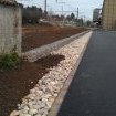  Réalisations de tranchées drainantes reprises par des drains pour l’évacuation des eaux pluviales.