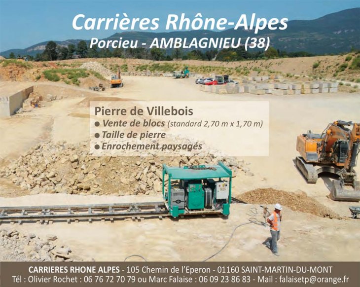Carrières Rhône-Alpes