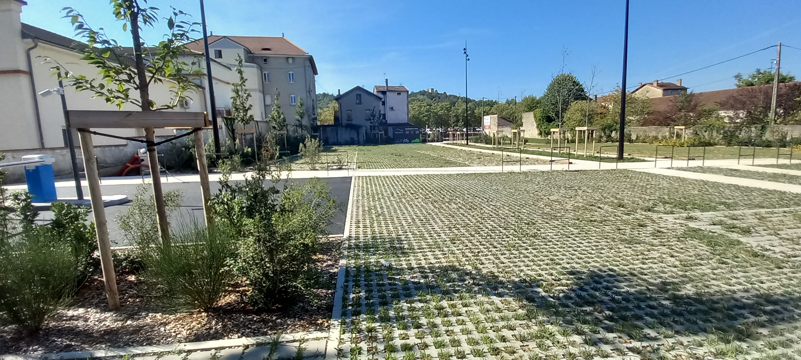 Aménagement d’une aire de stationnement